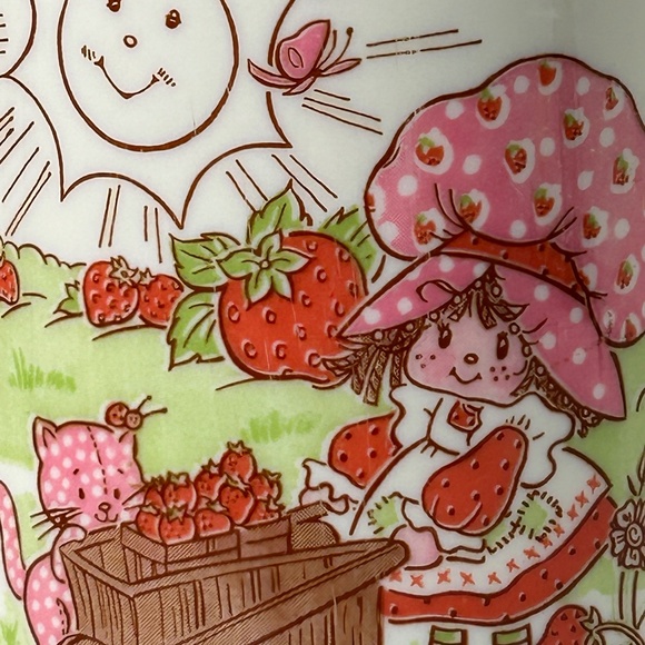 Vintage 1980 American Greetings Corp Aladdin Strawberry Shortcake Thermos - Picture 5 of 16
